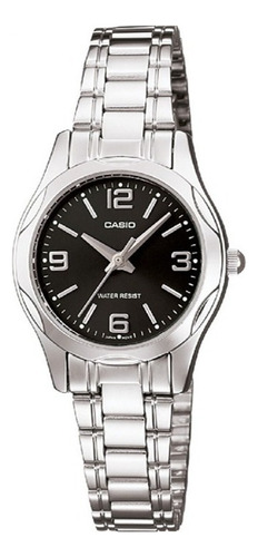 Reloj Casio Ltp1275 Mujer Acero Inoxidable Fondo LTP-1275D-1A2