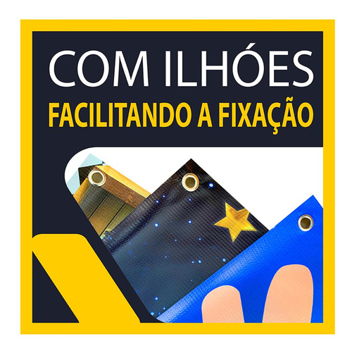 Painel Em Lona Nossa Senhora Aparecida Cute 100cm X 65cm
