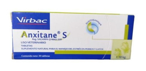 Imagen 2 de 3 de Anxitane Small Virbac Para Manejo Del Estrés En Perros/gatos