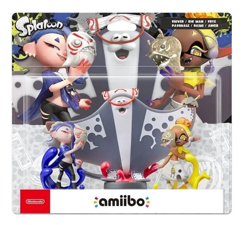 Nintendo Amiibo Splatoon3 Deep Cut, Shiver, Frye Y Big Man