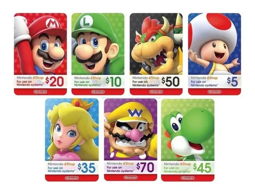 Nintendo sales e gift