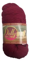 Comprar Estambre Dolly Lana 100% Lana Australiana Madeja De 100g Color Guinda