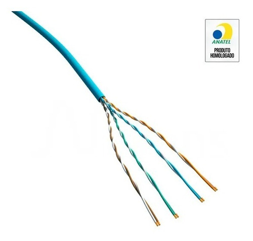 Imagem 2 de 6 de Caixa Cabo Rede Nexans 305 Metros Utp Cmx 4 Par 100% Cobre