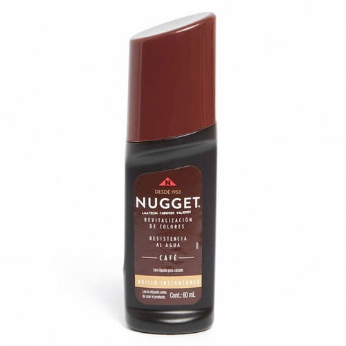 Betún Líquido Para Calzado 60ml Marrón Nugget