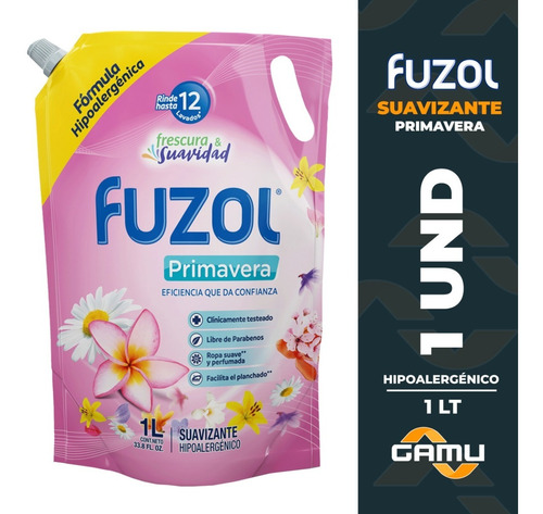 Fuzol Suavizante Para Ropa - 1 Litro - Elige Tu Fragancia