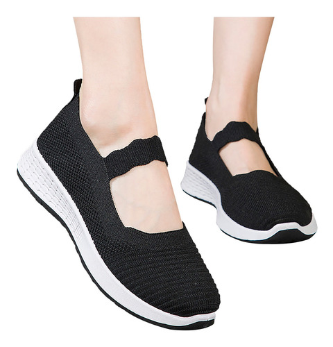 Zapatos De Mujer Cuñas Slip On Zapatillas Para Caminar Mocas