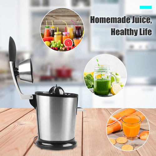 Espremedor Elétrico Hine 160w De Aço Inoxidável Para Frutas