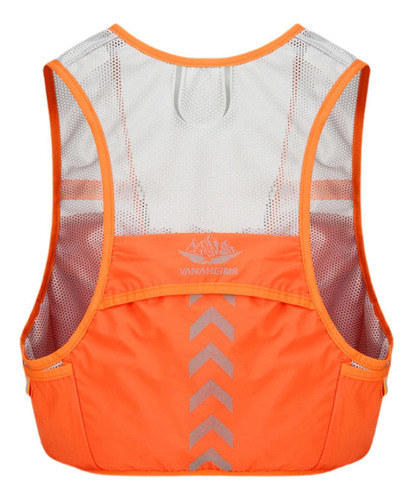 Chaleco De Hidratación Para Correr, Mochila Naranja