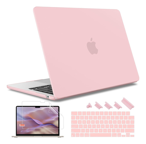 Funda May Chen Para Macbook Air 13 M2 + C/teclado Rosa