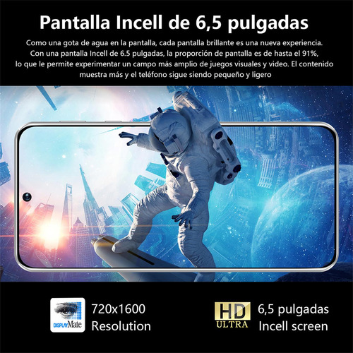 Android Celulares 4g Gt10 Pro 6.53 Pulgadas Barato Ram2gb Y Rom16gb