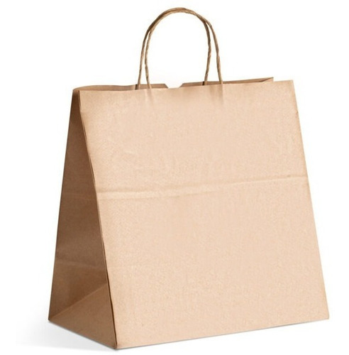 Sacola Papel 30x30x18cm 2050 Kraft Natural 50 Unidades