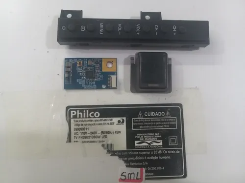 comprar Teclado, Sensor Remoto E Módulo Wifi Tv Philco Ph39u21dsgw