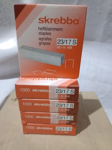 Grapas Skrebba 23/17 (5 Pz) 