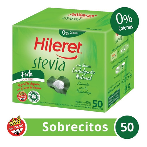 Hileret Stevia Forte X 50 Sob