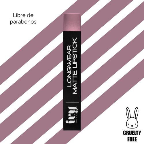 Labial Longwear Matte Lipstick Ivy Touchable Skin