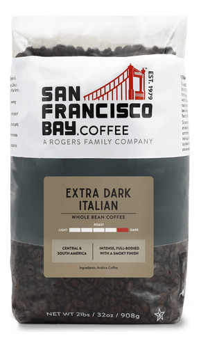 Café En Grano Entero Italiano Extra Oscuro 907 Gramos Tostad