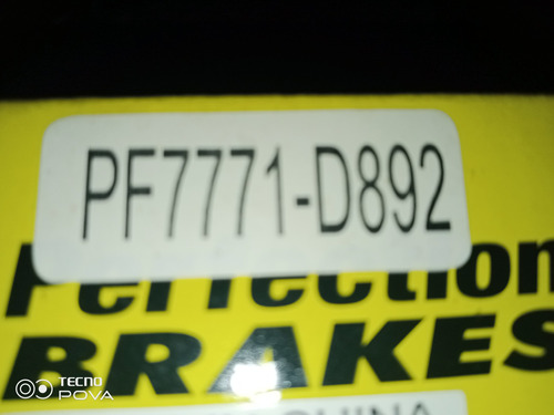 Pastilla De Freno 7771/ford Laser (99/03) Trasera 