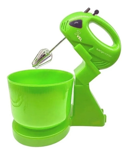 Batidora De Mano Con Bowl Kanji -kjh-bl0300hmb01v  Verde