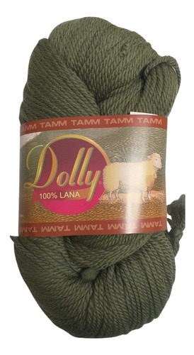 Estambre Dolly Lana 100% Lana Australiana Madeja De 100g Color Verde Pradera