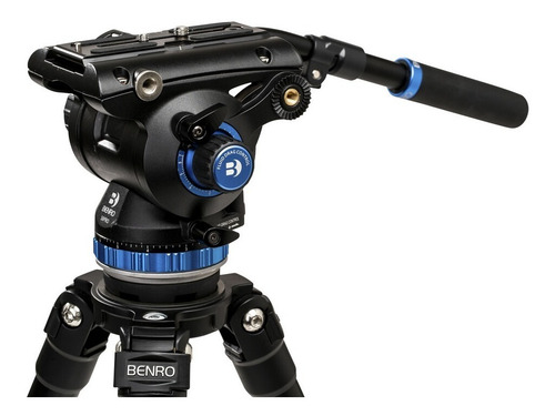 Imagen 9 de 10 de Tripode Video Benro Cabezal Paneo Tilt Fluido A373fbs8pro