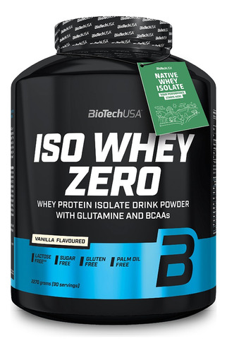 Iso Whey Zero 5 Lb Proteina 100% Aislada 0 Azucar Biotechusa