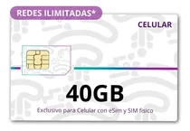 Comprar Chip Sim Celular Redes Ilimitadas Chip Recargable 30 Días