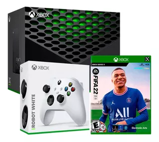 Consola Xbox Series X + Fifa 22 + Mando Robot White