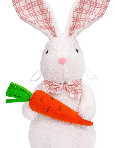 Muñeco De De Pascua, Animal De Sosteniendo Zanahoria