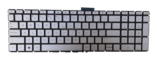 Teclado Hp 15-cc501la 15-cd002la 15-cd001la 15-cd005la Plata