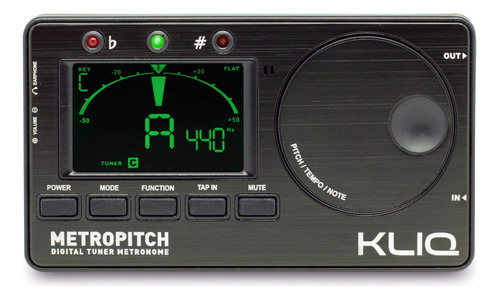 Kliq Metropitch Metronome Tuner Para Todos Los Instrumentos