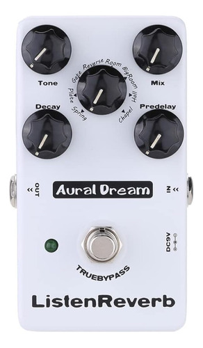 Aural Dream Listen Reverb Guitar Effects Pedal Proporciona 8