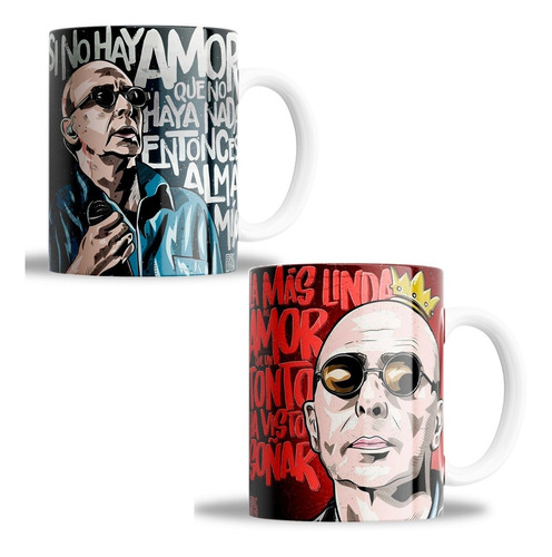 Tazas De Ceramicas X2  - Indio Solari, Pr -musica