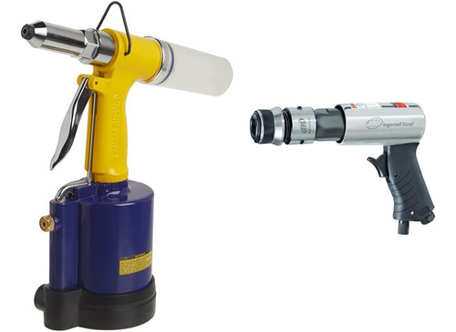 Pr14 Air Riveter & Ingersoll Rand 114gqc - Juego De Cinceles