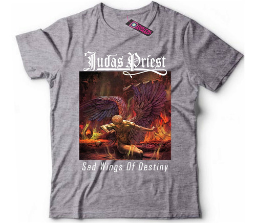 Remera Judas Priest Sad Wings Of Destiny T817 Dtg Premium