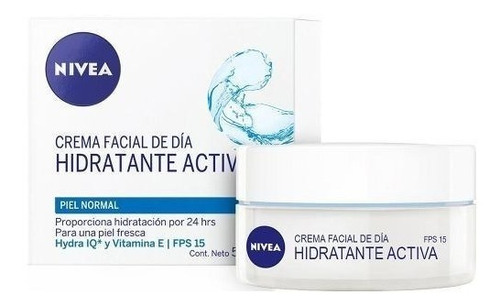 Crema Facial De Día Hidratante Activa 50 Ml Nivea