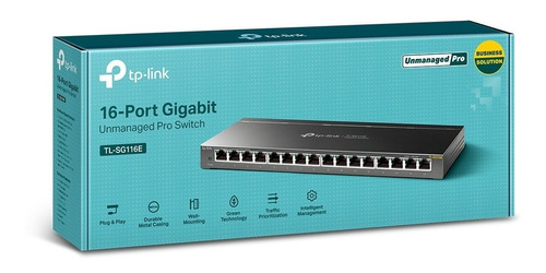 Switch Tp Link Tl Sg116e 16 Puertos Gigabit 10/100/1000