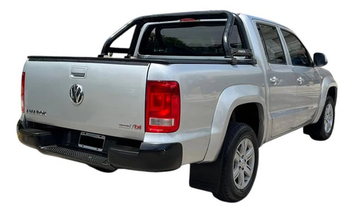 Paragolpe Trasero Negro Sin Sensor Con Soporte Para Amarok
