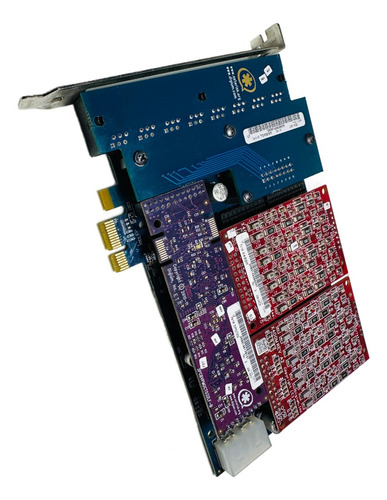 Placa Digium Aex800 Con 8 Fxo Y Eco Off Completa, Asterisk
