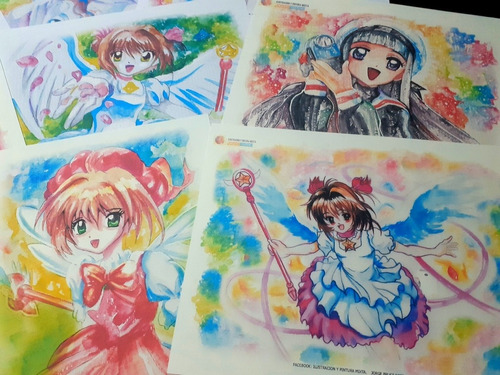Dibujos Posters Anime Pack  Sakura Card Captors 9 X 10.000