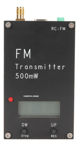 Transmisor Fm 500 Mw Pantalla Lcd Largo Alcance Radio Para