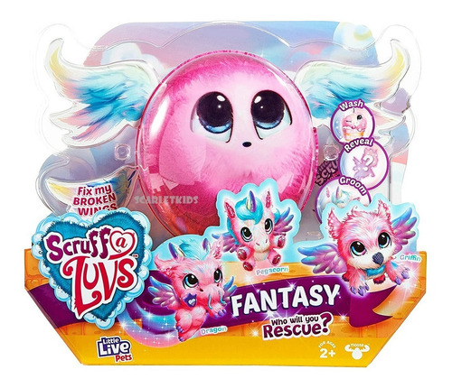 Scruff A Luvs Fantasy Peluche Little Live Pets Original