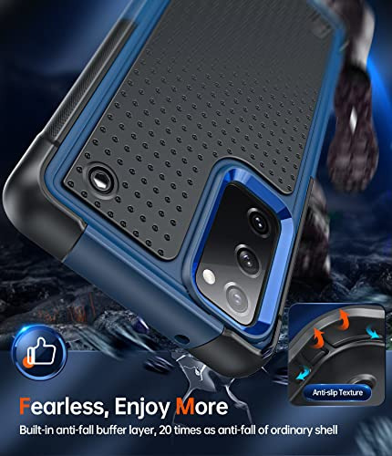 Funda Para Samsung Galaxy S20fe 5g Azul Doble Capa Pc Revers