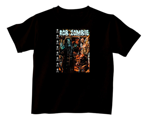 Remeras Infantiles Rob Zombie |de Hoy No Pasa| 3