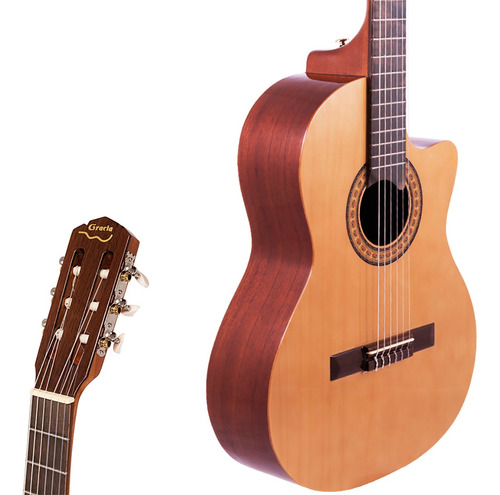 Guitarra Criolla Gracia G10 Clasica Con Corte Y Sujetacorrea