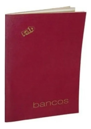 Libro Rab Contabilidad Bancos Tapa Flexible 40 Hojas(2305/1)