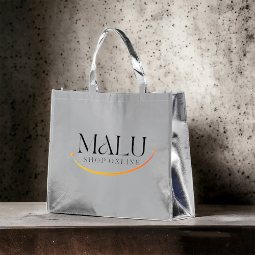 500 Bolsas Metalizadas Personalizada Com Sua Logomarca 20x30