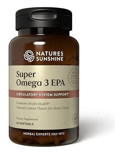 Nature's Sunshine | Súper Omega-3 Epa | 1000mg | 60 Cap Blan