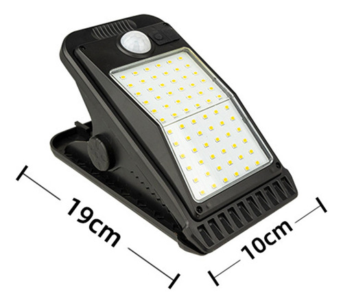 Clip En La Luz Solar Luz De De L 72 Led Luz Cálida