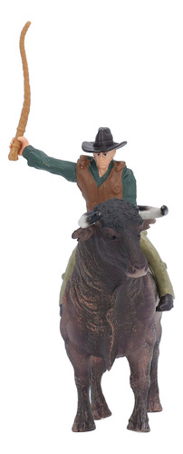 Figura Española Modelo Vaca Montando, Vaquero, Vaquero
