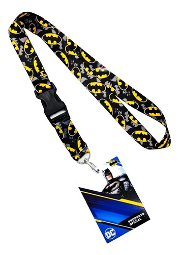 Lanyard Llavero Cinta Batman Dc Comics Licencia Oficial